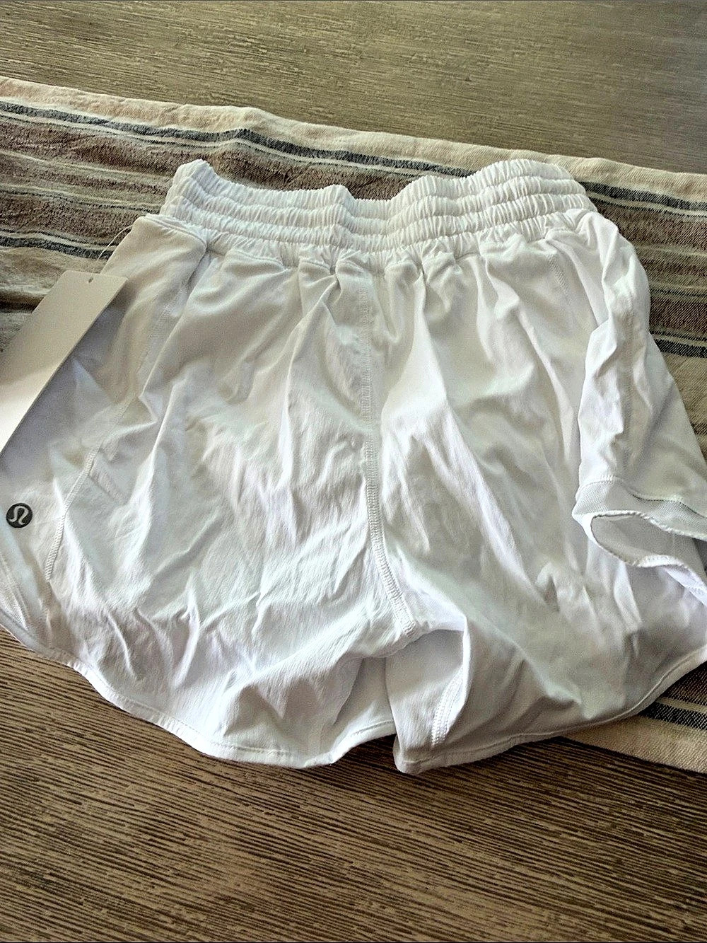 lululemon Hotty Hot High-Rise Lined Short 4".  Purchased in Hawaii.